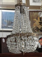 Lustre de Cristal antigo modelo Pera